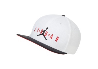 NIKE AIR JORDAN PRO SPORT DNA TERRY CAP WHITE