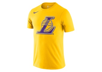 NIKE NBA LOS ANGELES LAKERS LOGO TEE AMARILLO