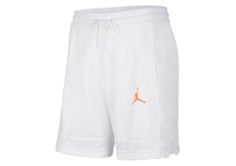 NIKE AIR JORDAN BASKETBALL SHORTS WHITE