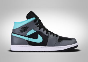 NIKE AIR JORDAN 1 RETRO MID GS GREY AQUA