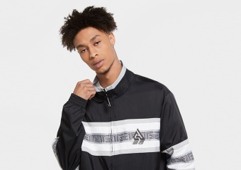 NIKE GIANNIS TRACK JACKET BLACK