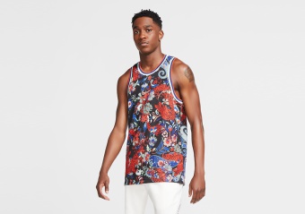 NIKE DNA SEASONAL DRI-FIT JERSEY DEEP ROYAL BLUE