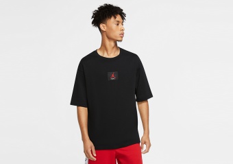 NIKE AIR JORDAN FLIGHT TEE BLACK