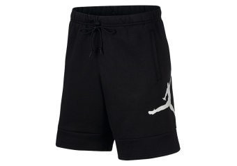 NIKE AIR JORDAN JUMPMAN AIR FLEECE SHORTS BLACK