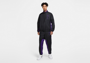 NIKE NBA LOS ANGELES LAKERS COURTSIDE TRACKSUIT BLACK