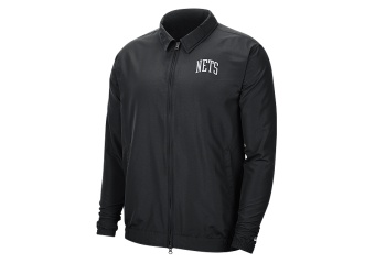 NIKE NBA BROOKLYN NETS ESSENTIAL LIGHTWEIGHT JACKET BLACK