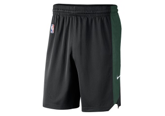 NIKE NBA MILWAUKEE BUCKS PRACTICE SHORTS BLACK