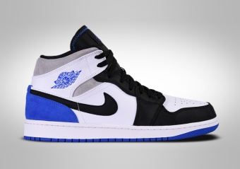 NIKE AIR JORDAN 1 RETRO MID SE ROYAL BLACK TOE
