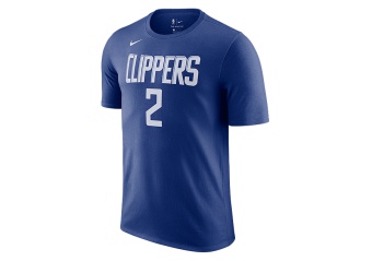 NIKE NBA LOS ANGELES CLIPPERS KAWHI LEONARD TEE RUSH BLUE