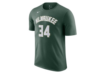 NIKE NBA MILWAUKEE BUCKS GIANNIS ANTETOKOUNMPO TEE FIR