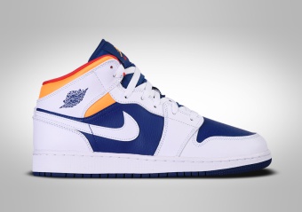 NIKE AIR JORDAN 1 RETRO MID GS RACER BLUE