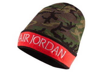 NIKE AIR JORDAN JUMPMAN CLASSICS CAMO BEANIE MEDIUM OLIVE