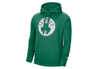 NIKE NBA BOSTON CELTICS ESSENTIAL LOGO PULLOVER HOODIE CLOVER