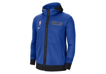 NIKE NBA DALLAS MAVERICK SHOWTIME THERMA FLEX HOODIE GAME ROYAL