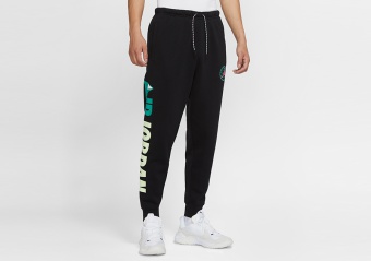 NIKE AIR JORDAN WINTER UTILITY MOUNTAINSIDE FLEECE PANTS BLACK