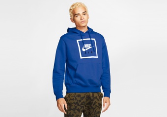 NIKE AIR SPORTSWEAR PULLOVER HOODIE GAME ROYAL