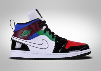 NIKE AIR JORDAN 1 RETRO MID SE WMNS MULTICOLOR WHITE