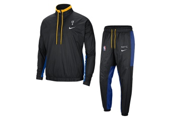 NIKE NBA BROOKLYN NETS CITY EDITION COURTSIDE TRACKSUIT BLACK