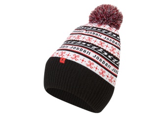 NIKE AIR JORDAN JUMPMAN HOLIDAY CUFFED BEANIE BLACK