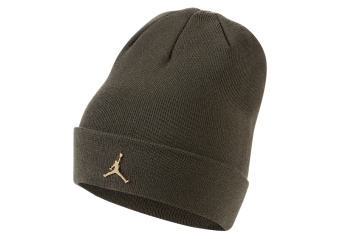 NIKE AIR JORDAN JUMPMAN METAL CUFFED BEANIE CARGO KHAKI