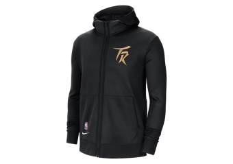 NIKE NBA TORONTO RAPTORS SHOWTIME CITY EDITION THERMA FLEX HOODIE BLACK