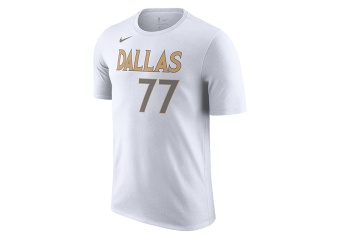 NIKE NBA DALLAS MAVERICKS LUKA DONČIĆ CITY EDITION TEE WHITE