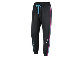 NIKE NBA MIAMI HEAT SHOWTIME CITY EDITION THERMA FLEX PANTS BLACK