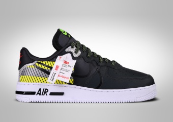 NIKE AIR FORCE 1 LOW REACT LX 3M PACK BLACK