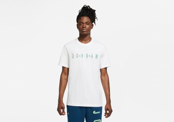 NIKE AIR JORDAN SPORT DNA CREW TEE WHITE