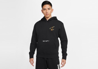 NIKE AIR JORDAN WHY NOT? FLEECE HOODIE BLACK