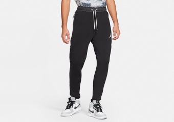 NIKE AIR JORDAN FLEECE PANTS BLACK