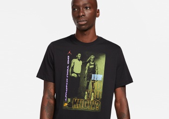 NIKE AIR JORDAN AJ3 CREW TEE BLACK
