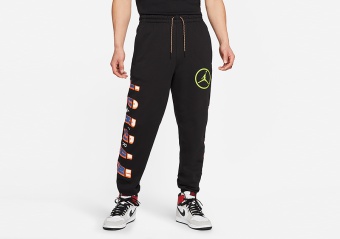 NIKE AIR JORDAN SPORT DNA FLEECE PANTS BLACK