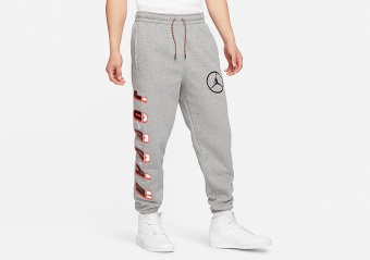 NIKE AIR JORDAN SPORT DNA HBR FLEECE PANTS CARBON HEATHER
