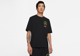 NIKE AIR JORDAN SPORT DNA TEE BLACK