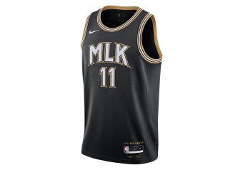NIKE NBA ATLANTA HAWKS TRAE YOUNG CITY EDITION SWINGMAN JERSEY BLACK