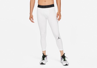NIKE AIR JORDAN DRI-FIT AIR 3/4 TIGHTS WHITE