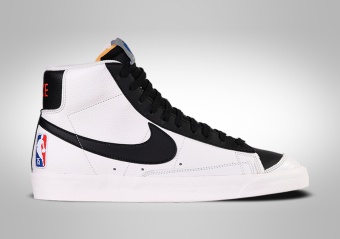 NIKE BLAZER MID '77 RETRO NBA 75th ANNIVERSARY WHITE BLACK