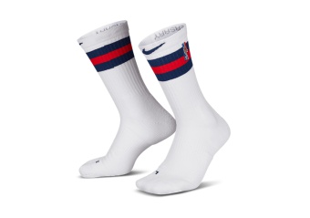 NIKE NBA BROOKLYN NETS ELITE CITY EDITION SOCKS WHITE