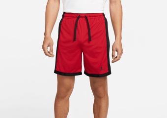 NIKE AIR JORDAN DRI-FIT SPORT MESH SHORTS GYM RED