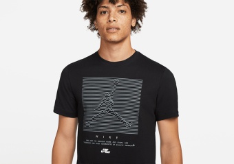 NIKE AIR JORDAN JUMPMAN GRAPFIC CREW TEE BLACK