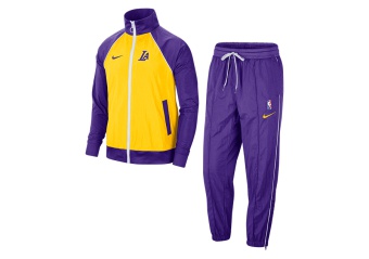 NIKE NBA LOS ANGELES LAKERS TRACKSUIT COURTSIDE 75 AMARILLO