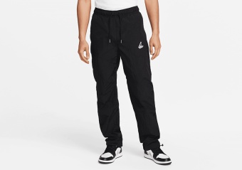 NIKE AIR JORDAN ESSENTIALS STATEMENT WARMUP PANTS BLACK