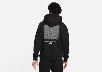 NIKE AIR JORDAN JUMPMAN FLEECE HOODIE BLACK