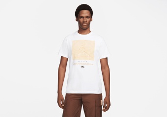 NIKE AIR JORDAN JUMPMAN GRAPFIC CREW TEE WHITE