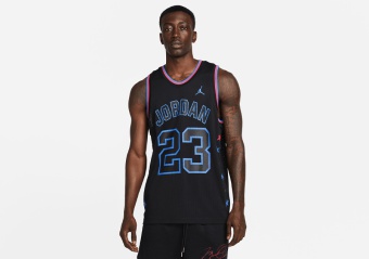 NIKE AIR JORDAN SPORT DNA JERSEY BLACK