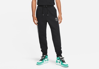 NIKE AIR JORDAN PSG FLEECE PANTS BLACK