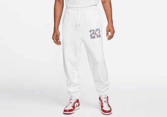 NIKE AIR JORDAN SPORT DNA FLEECE PANTS WHITE