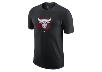NIKE NBA CHICAGO BULLS DRI-FIT ESSENTIAL LOGO TEE BLACK
