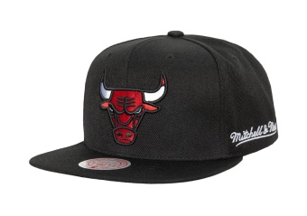 MITCHELL & NESS ENGLISH DROPBACK SNAPBACK NBA CHICAGO BULLS